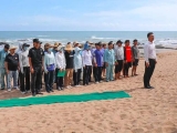 三亚大小洞天旅游区开展2023年海上救援及淹溺事故应急处置演练